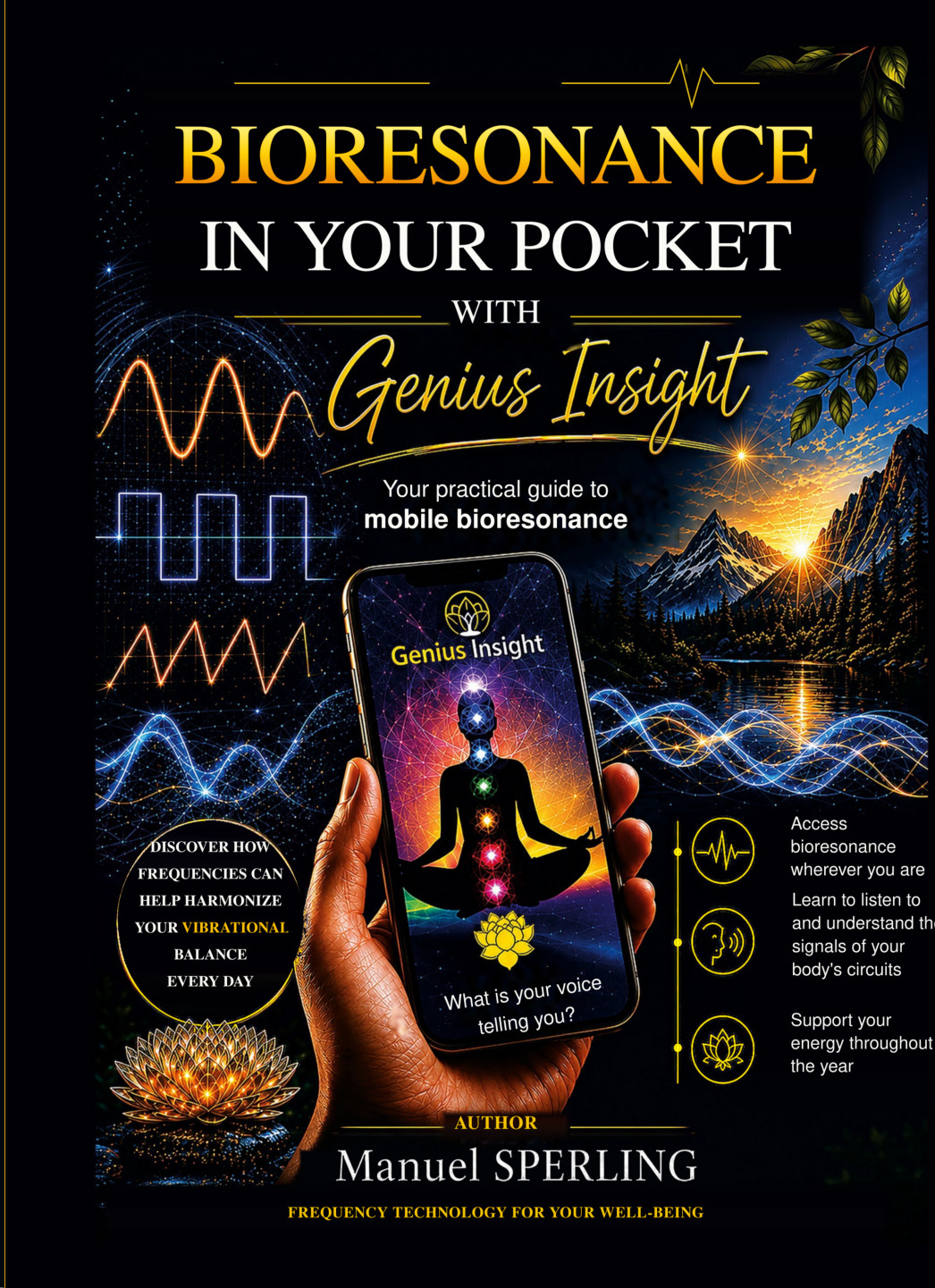 Front cover of the 224-page KDP Bioresonance in Your Pocket with Genius Insight