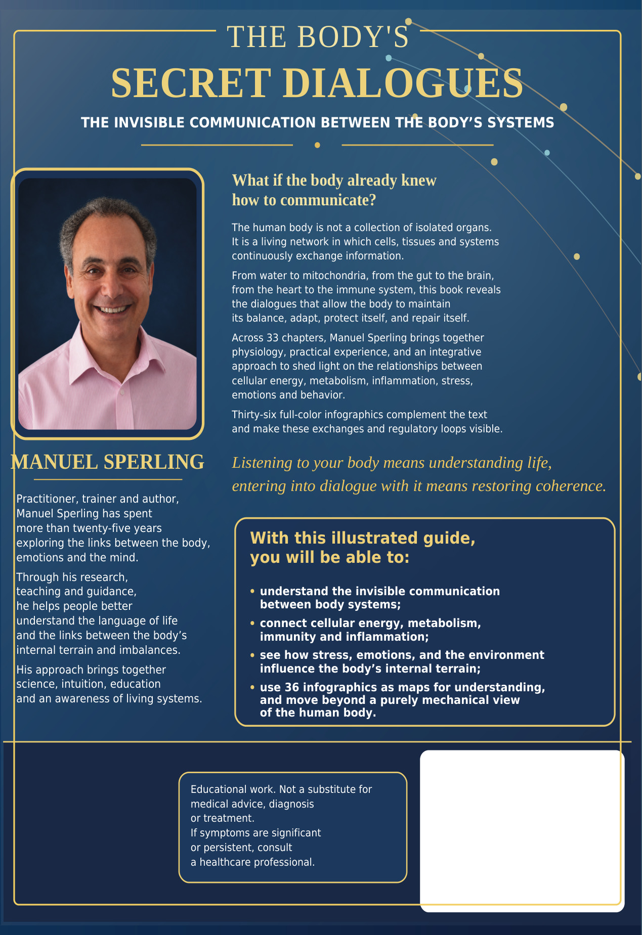 Back cover of the KDP The Body's Secret Dialogues